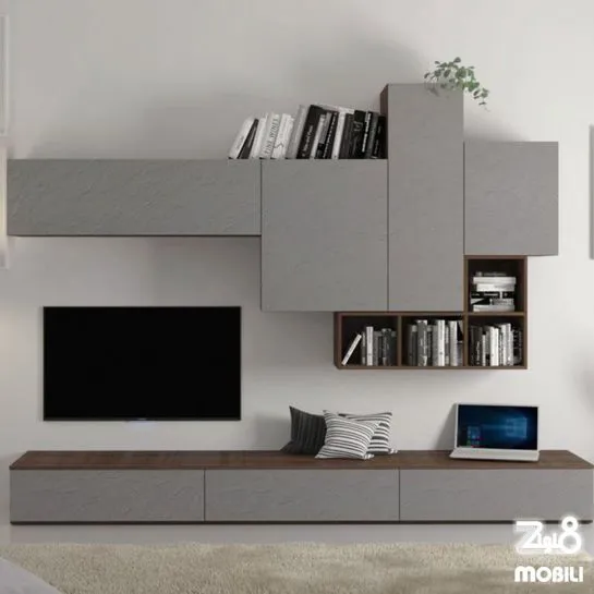 Living moderno elegante e funzionale
