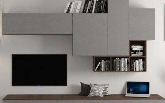 Living moderno elegante e funzionale