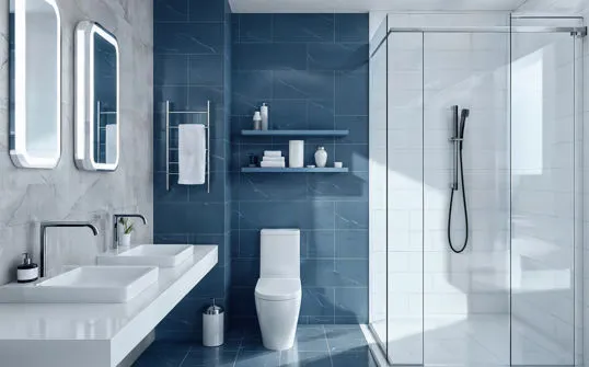 Bagno moderno elegante e funzionale